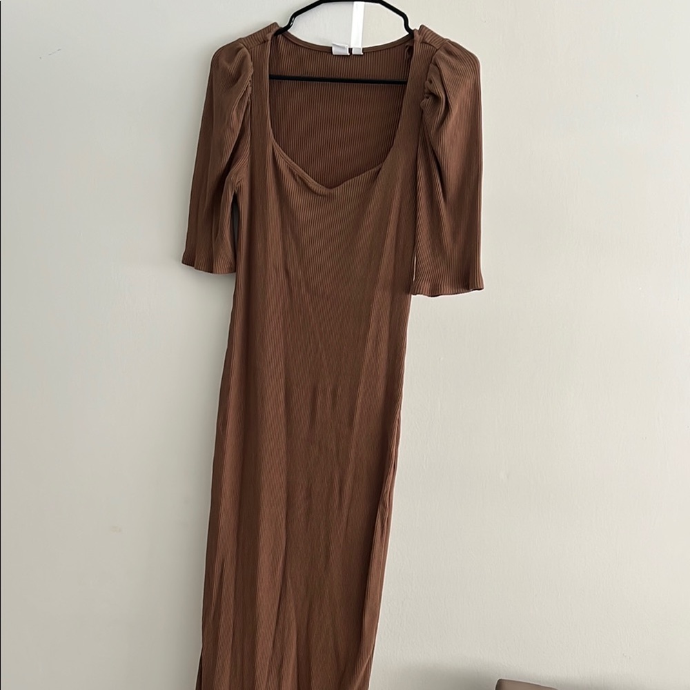 Gap Elegant Brown Dress